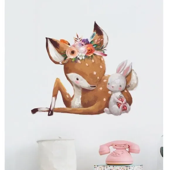 Cartoon Animals Wall Sticker - Picture 4 of 5